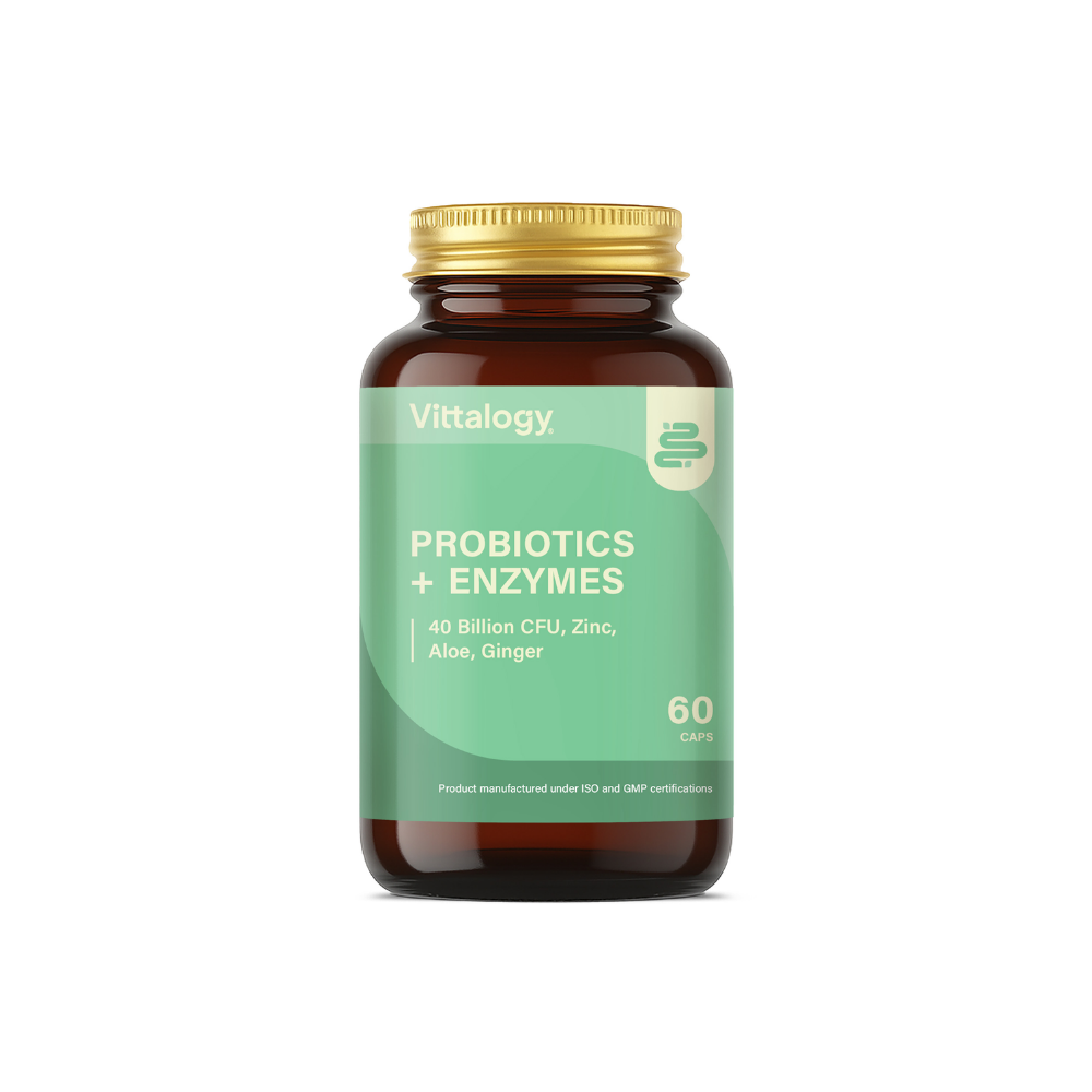 Vittalogy Probiotics & Enzymes 60 cápsulas