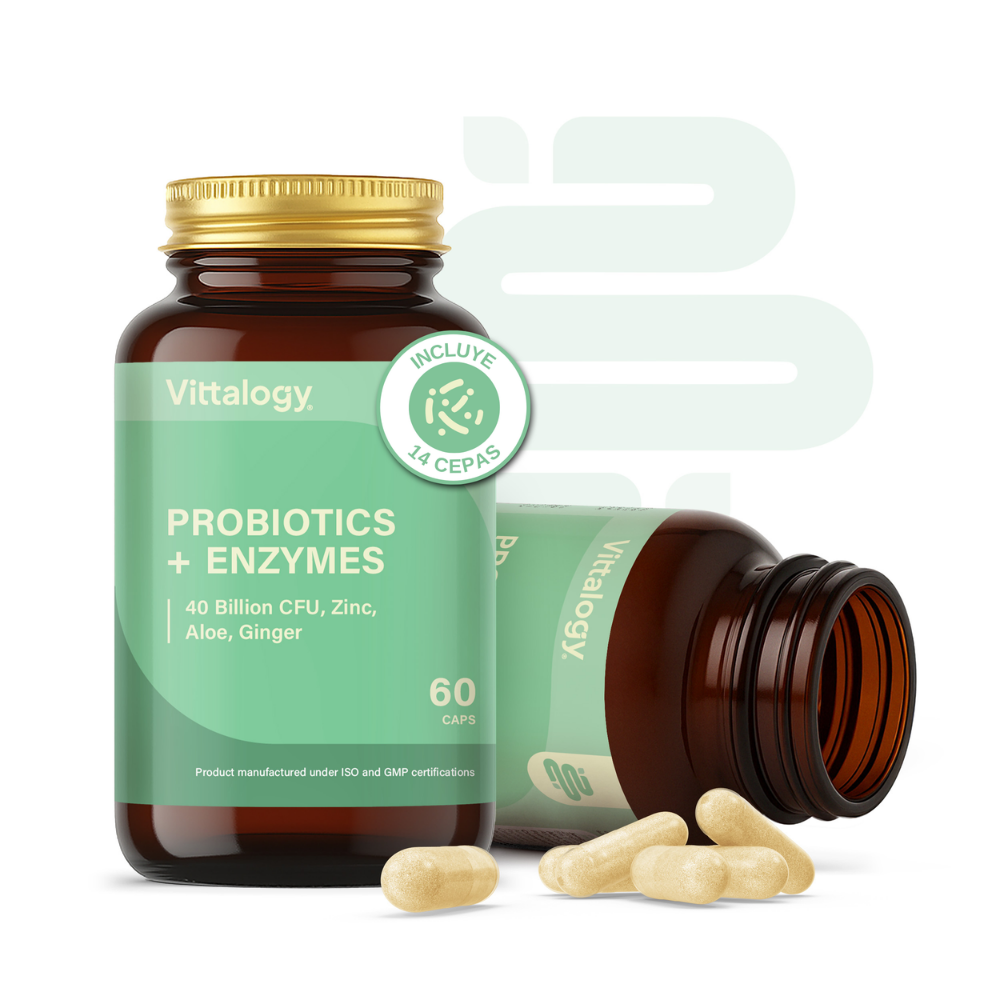 Vittalogy Probiotics & Enzymes 60 cápsulas