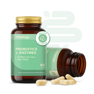 Vittalogy Probiotics & Enzymes 60 cápsulas
