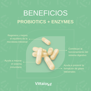 Vittalogy Probiotics & Enzymes 60 cápsulas