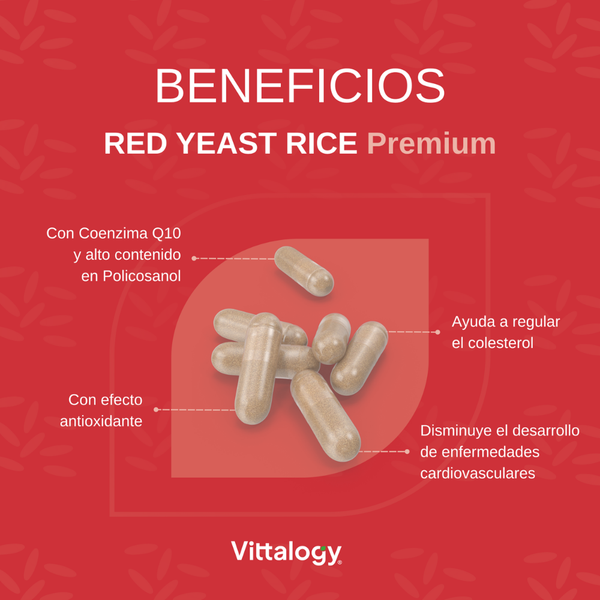 Vittalogy Red Yeast Premium 120 cápsulas