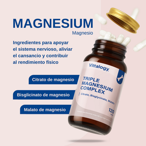 Vittalogy Triple Magnesium Complex 120 cápsulas