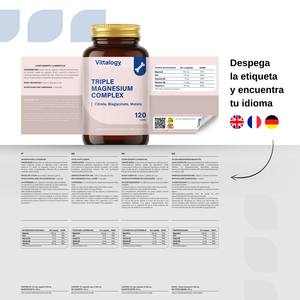 Vittalogy Triple Magnesium Complex 120 cápsulas