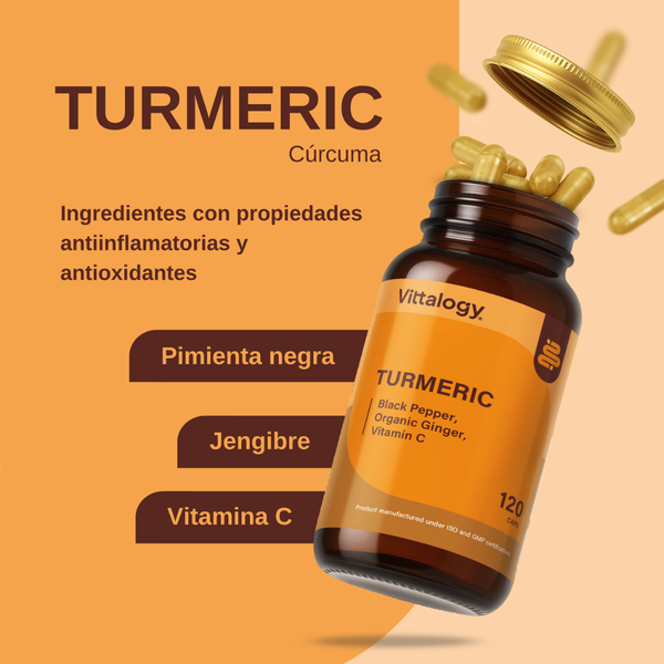Vittalogy Turmeric Premium 120 cápsulas