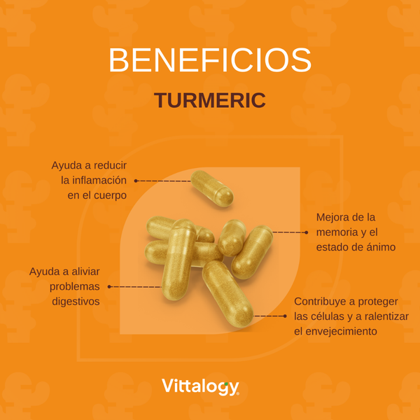 Vittalogy Turmeric Premium 120 cápsulas