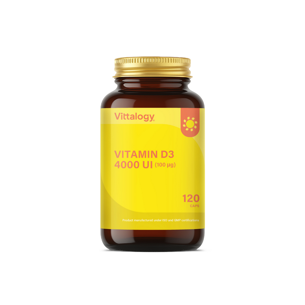 Vittalogy Vitamina D3 120 cápsulas