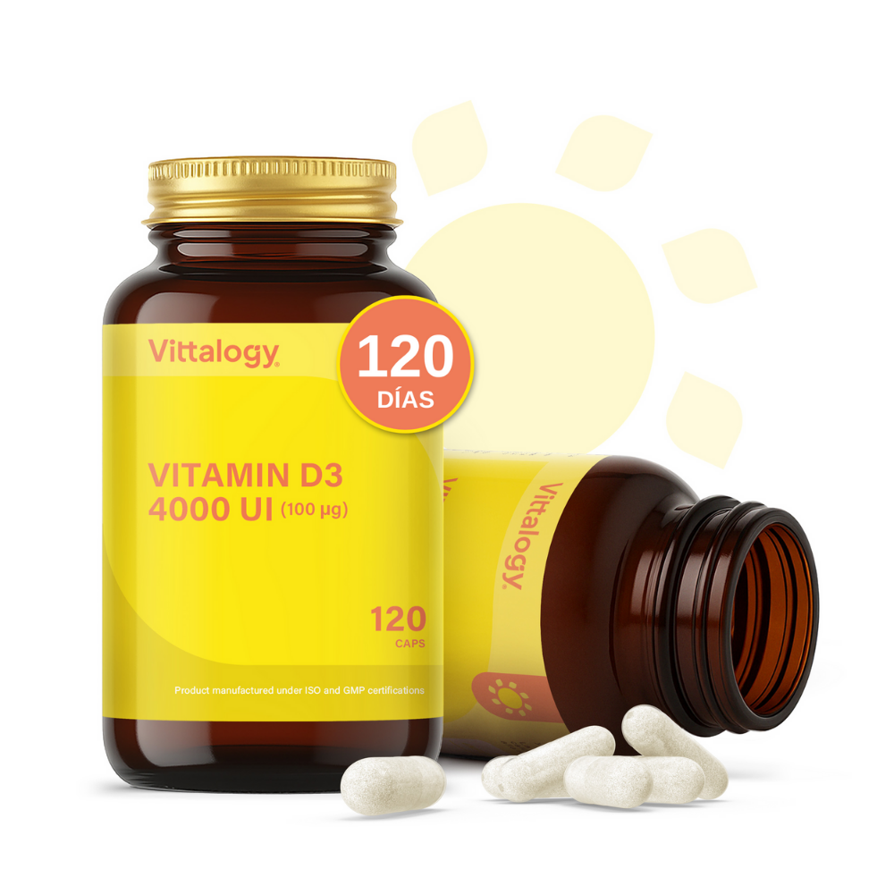 Vittalogy Vitamina D3 120 cápsulas