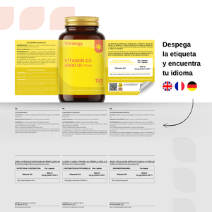 Vittalogy Vitamina D3 120 cápsulas