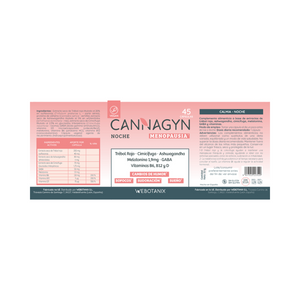 GPSR WeBotanix Cannagyn Menopausia Noche 45 cápsulas