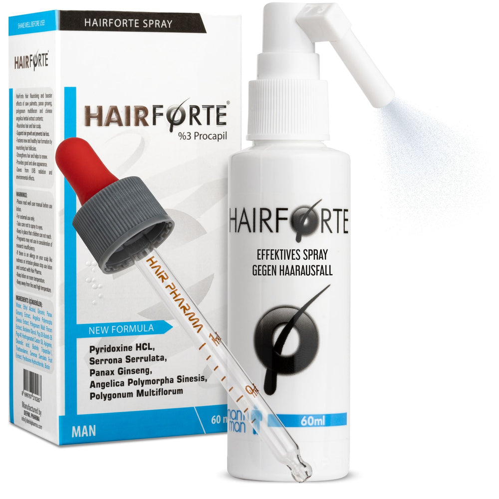 Hairfluencer Spray Hairforte Hombre 3% Procapil