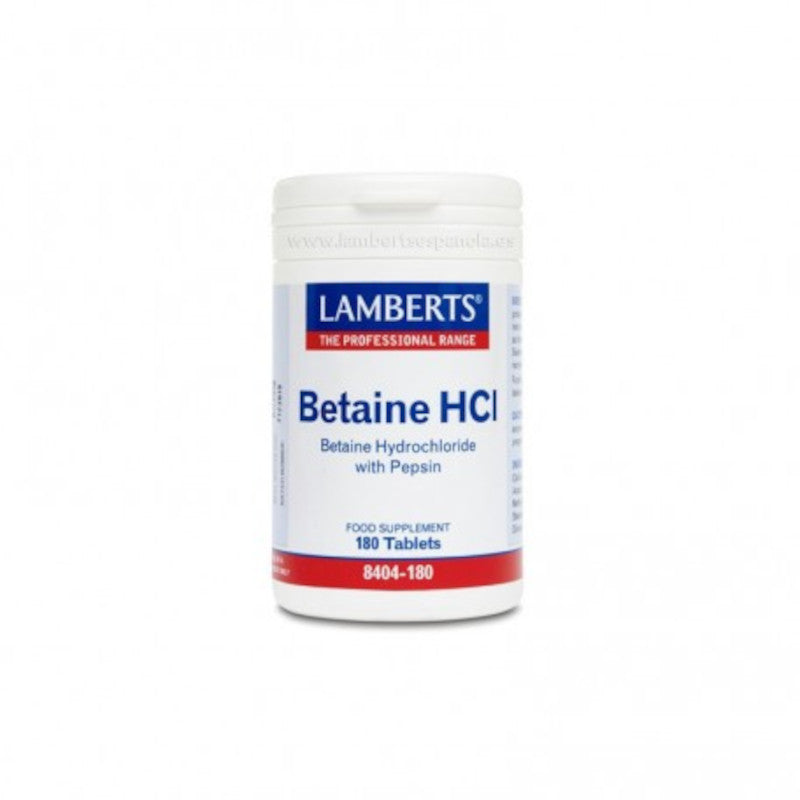 Lamberts Betaína HCL 324 mg 180 tabs