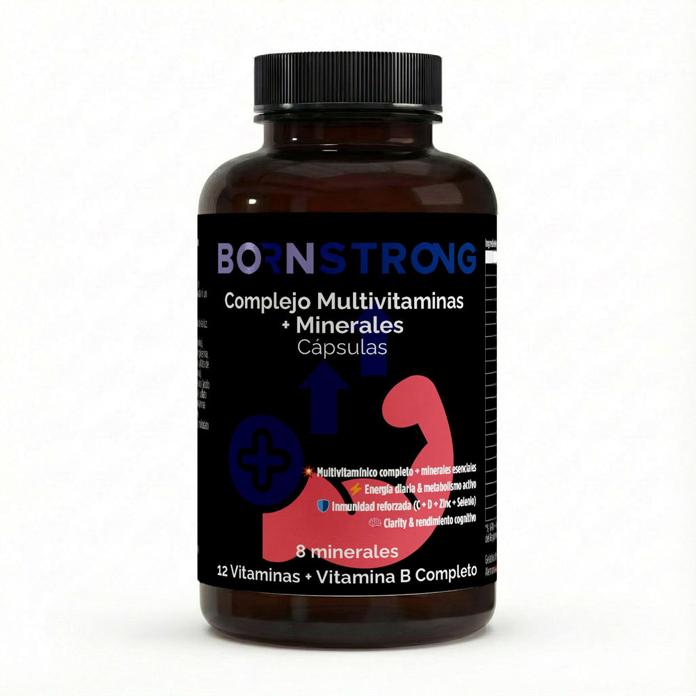 Bornstrong Complejo multivitamínico y mineral 120 cápsulas blandas