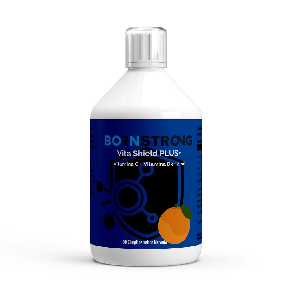 Bornstrong Vita Shield Plus+ naranja shots 500 ml
