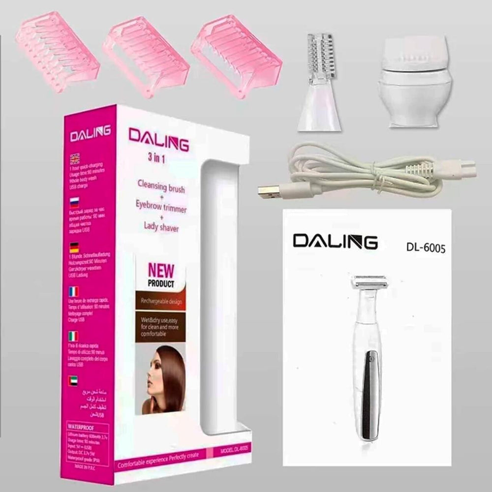 Daling Depiladora Recortadora Corporal 3 en 1