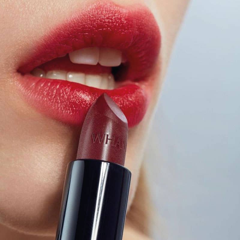 Whamisa Organic flowers lipstick 92 dark red 4 g