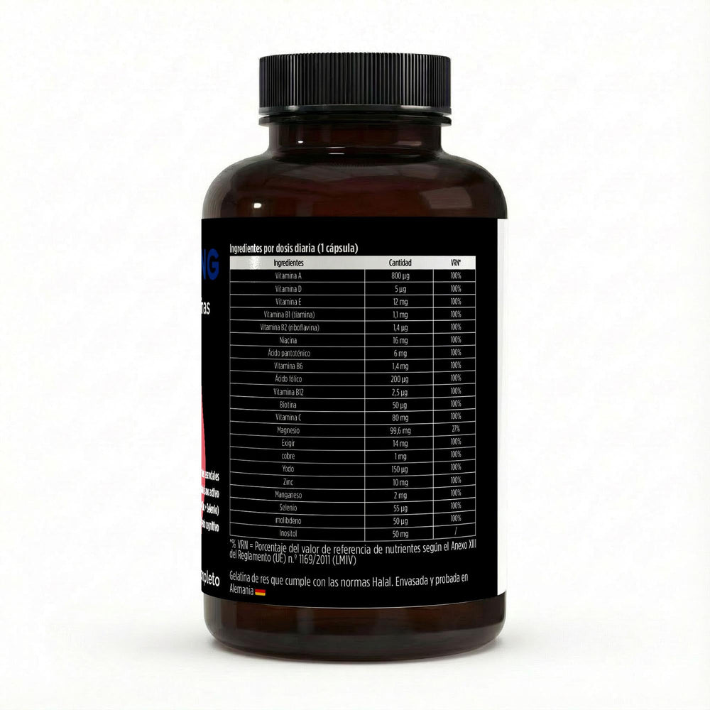 Bornstrong Complejo multivitamínico y mineral 120 cápsulas blandas