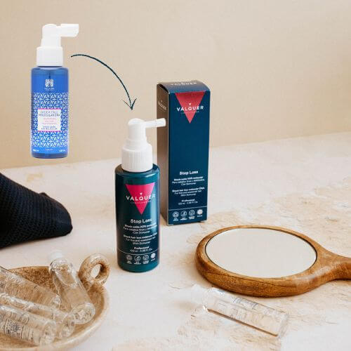Valquer Shock caída ADN Molecular - Loción anticaída cabello - 4