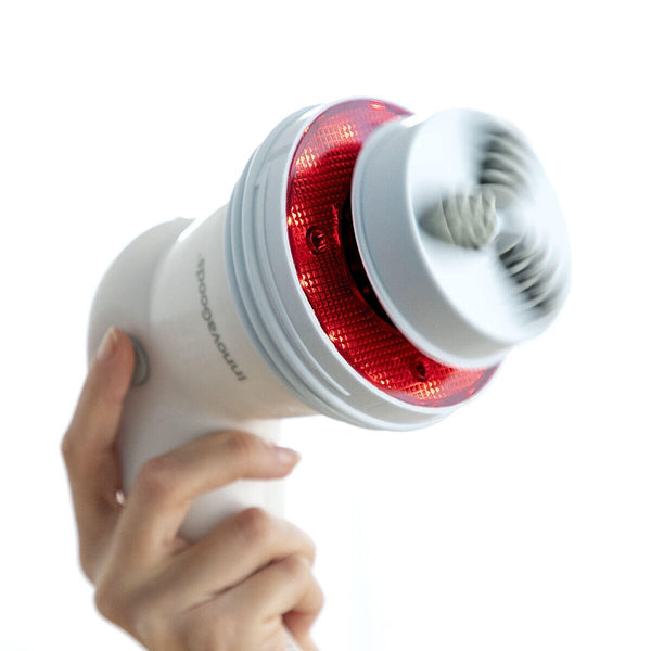 InnovaGoods Masajeador anticelulítico vibratorio con infrarrojos 5 en 1