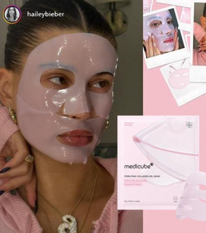 Medicube Mascarilla en Gel Colágeno Rosa PDRN