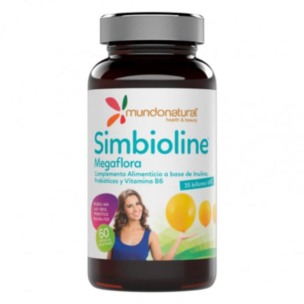 Mundo Natural Simbioline Megaflora 60 cápsulas (Vientre Plano)