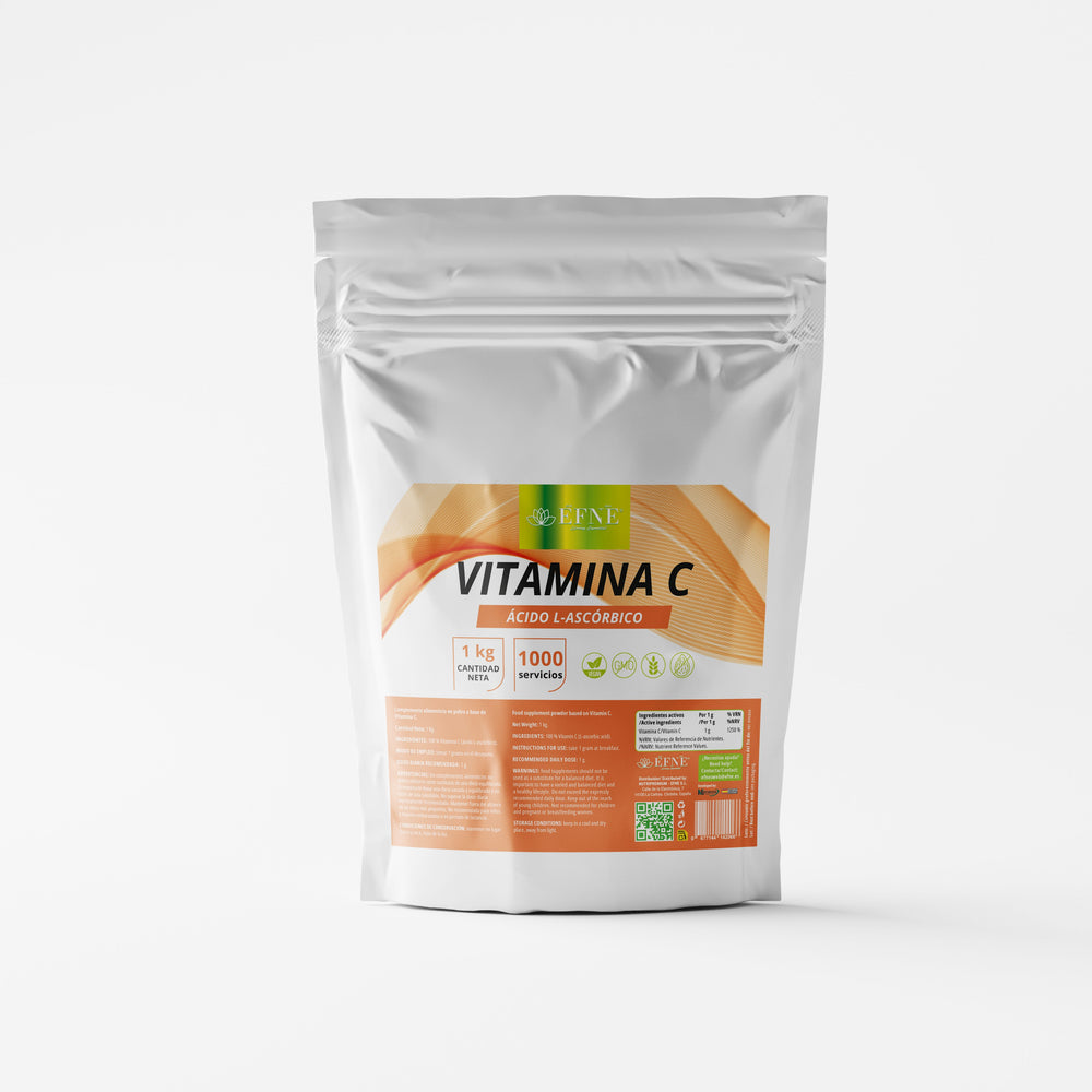 Efne Vitamina C en polvo Ácido L-ascórbico 100%