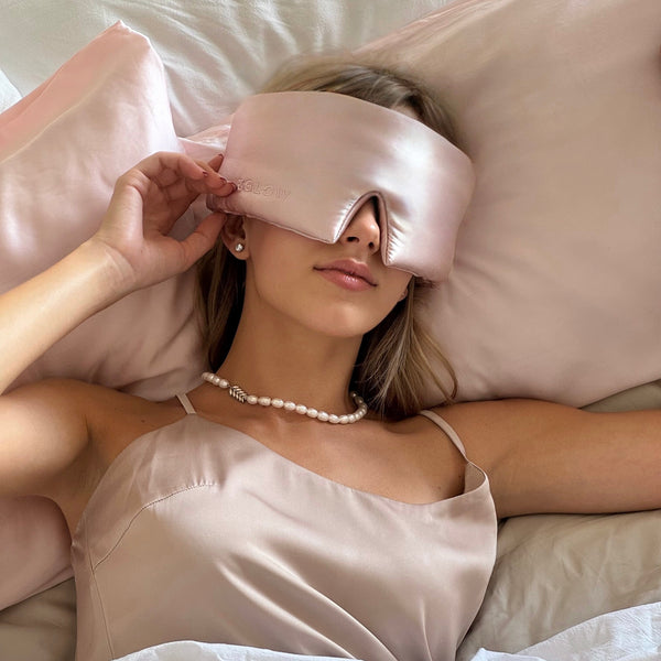 Mulberry Antifaz para dormir de seda (varios tonos) - 37