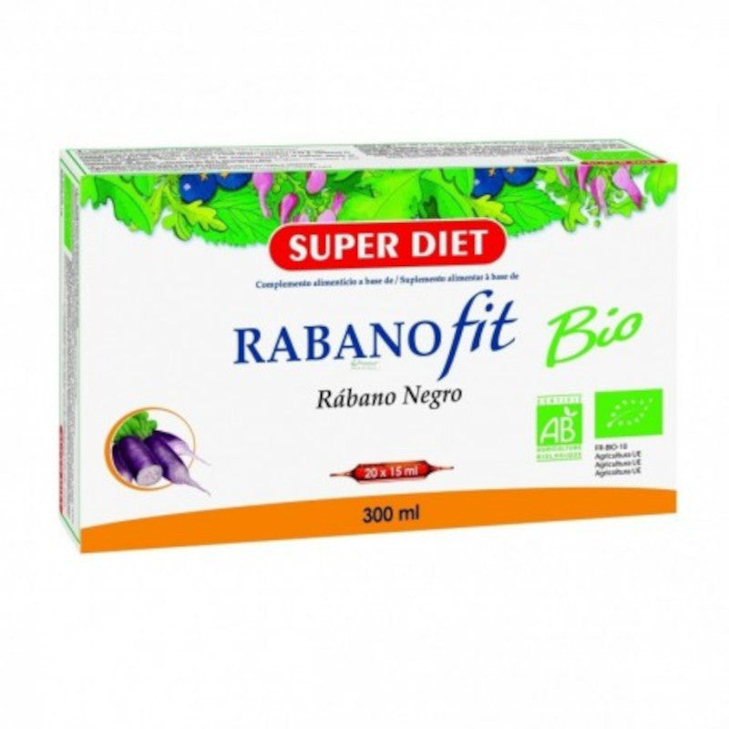 Superdiet Rabanofit Rábano Negro Bio 20 amp
