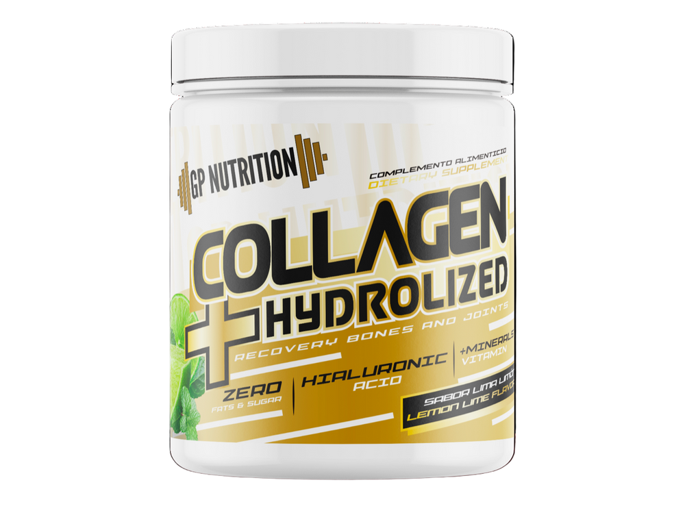 GP Nutrition Colágeno hidrolizado + Ácido hialurónico + magnesio + Vitamina C