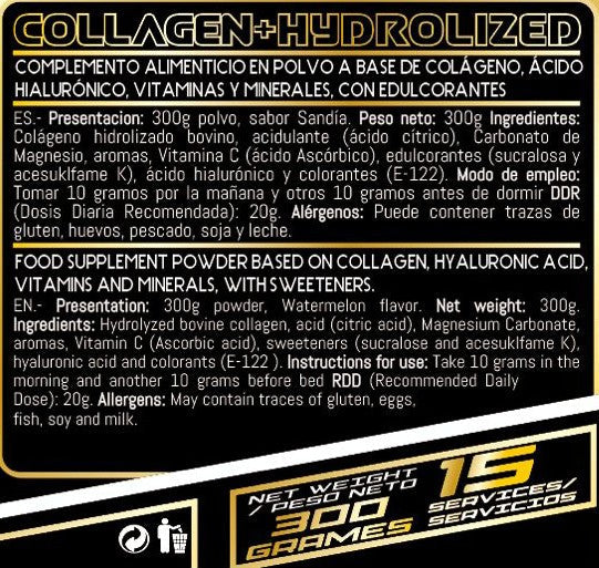 GP Nutrition Colágeno hidrolizado + Ácido hialurónico + magnesio + Vitamina C - 4
