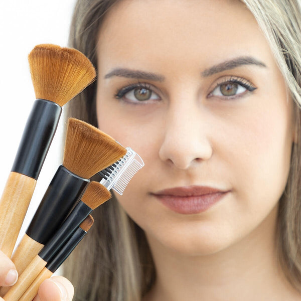 InnovaGoods Set brochas maquillaje 5 uds