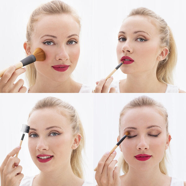 InnovaGoods Set brochas maquillaje 5 uds