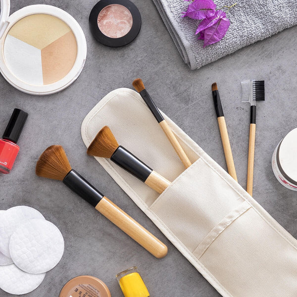 InnovaGoods Set brochas maquillaje 5 uds