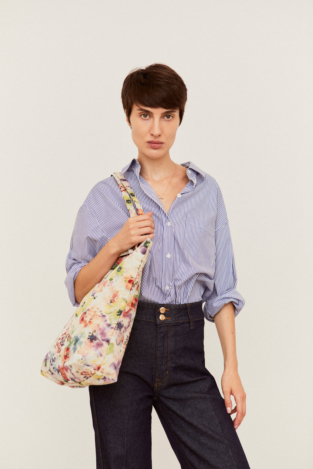 Eturel Tote Bag Jacquard Amapolas