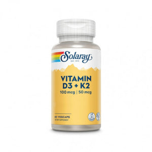 Solaray Vitamina D3 & K2 (MK7) 60 vcaps 5000 UI