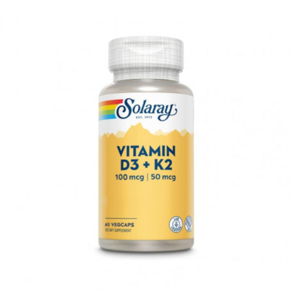 Solaray Vitamina D3 & K2 (MK7) 60 vcaps 5000 UI